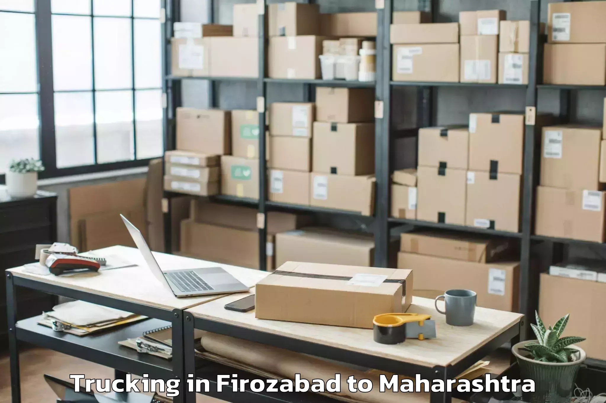 Professional Firozabad to Phoenix Mall Of Millennium Trucking